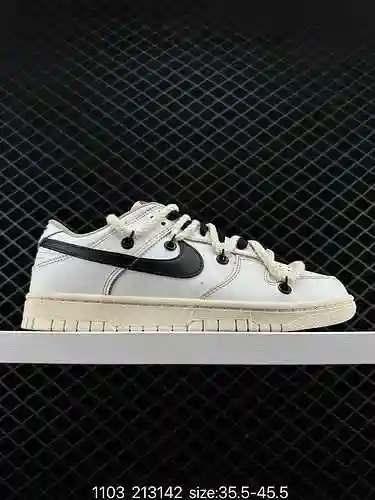 Los 23 zapatos de skate de corte bajo con correa con cordón NK SB Dunk Low deconstruidos a nivel de 