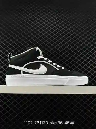 Auténticos NIKE SB REACT LEO 223 Winter New Vintage Mid Top Skateboarding Shoes Zapatos deportivos c