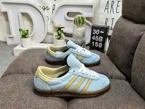 158DAdidas Handball Spezial Classic Retro Casual Board Shoes # All Shoes Made of Reversed Fur with C