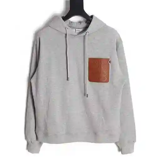 LOE * WE Classic Leather Label Hoodie