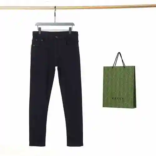 GU * CCI/Gucci 2023 Autumn/Winter Thickened Velvet Jeans