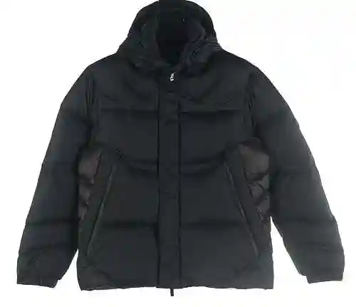 Mengkou MC color matching men's hooded down jacket