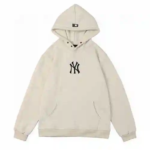 MLB-NY Original Retro Exclusive Couple Flocking Printed Hooded and Plushed Sweater