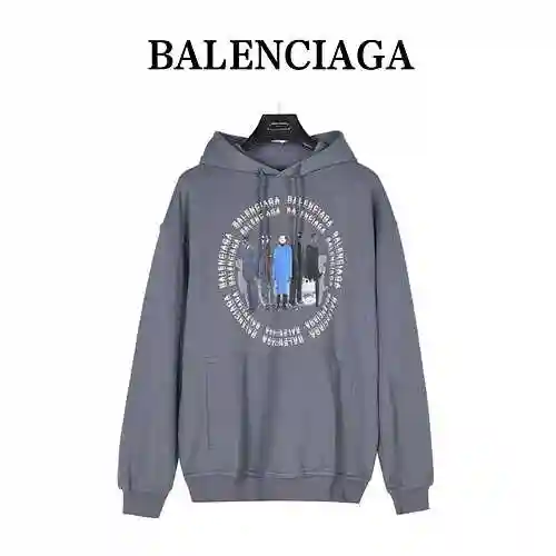 BLCG/Li Shijia 23FW Portrait Printed Hoodie