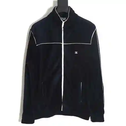 CE Celine 23FW Velvet Zipper Coat
