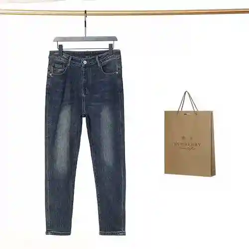 Burberry/BBR 2023 Autumn/Winter Thickened Fleece Jeans