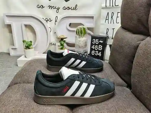 634D Adidas VL Court 2.0 NEO series breathable, comfortable, lightweight casual shoes