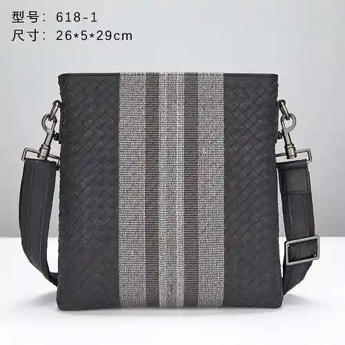 Bolso de hombro exclusivo para hombre fabricado en piel de vacuno original importada bolsa de regalo