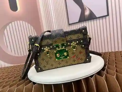 La bolsa LL box adopta una bolsa de regalo de entrega de alta calidad de piel de vaca original impor