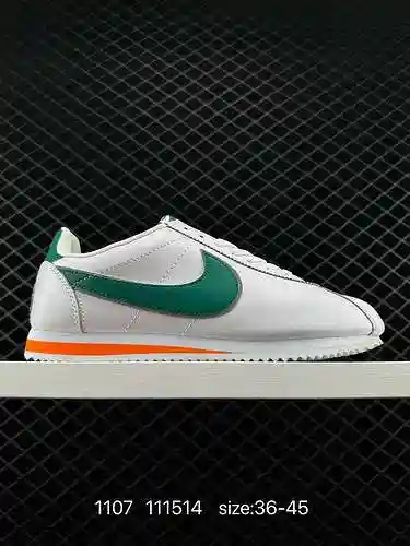 7 Nike Classic Cortez Premium Mini Swoosh Vintage Classic Forrest Gump Zapato para correr informal y