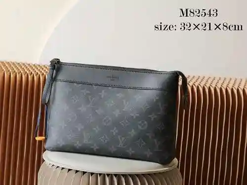 El único bolso para hombre está hecho de cuero original importado de primer nivel y una versión répl