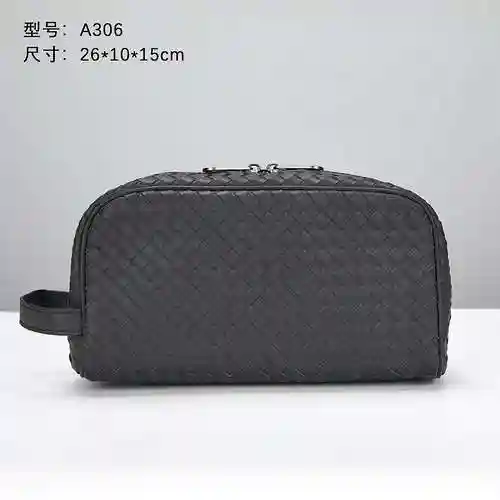 La bolsa de lavado exclusiva para hombres está hecha de piel de vaca original importada, bolsa de re