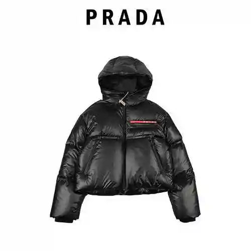 PRA * DA Prada Women's Short Cut Down Coat