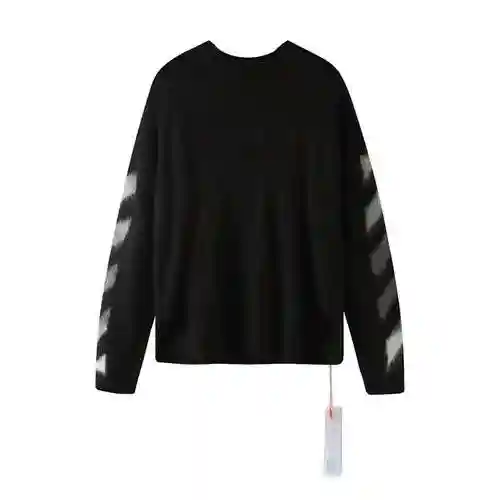 O * FF W * HITE Gradient Arrow Knitted Mahai Sweater, Unisex