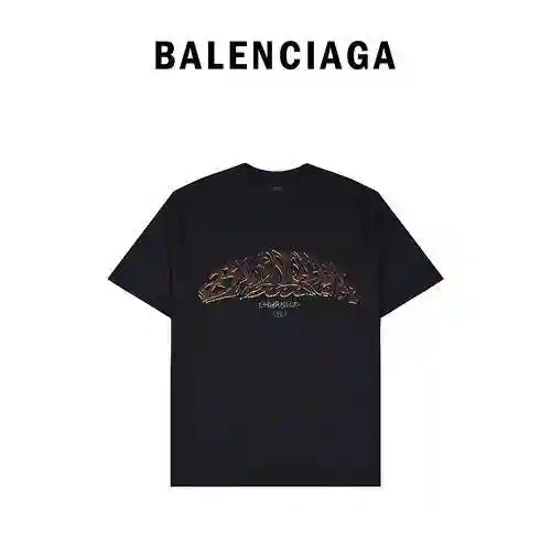 BLCG/Balenciaga Short Exclusive Capsule Series Printed Short Sleeve T-shirt