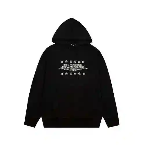 Givenchy 24ss Flame Love Hoodie Black