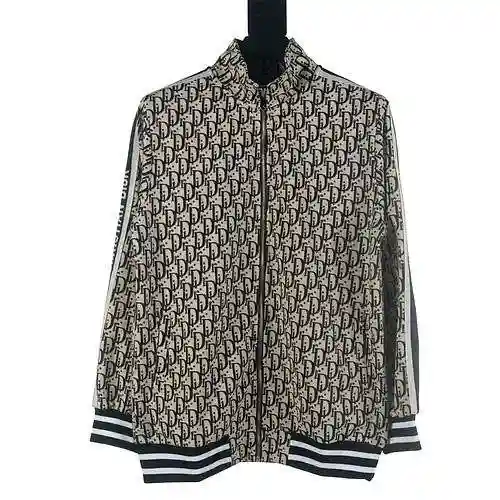 Dior CD 23Fw AOP Jacquard Side Ribbon Set Coat