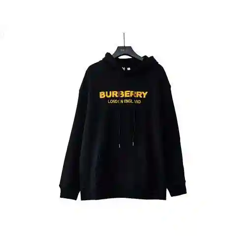 BBR/Burberry 23Fw tatami logo tatami embroidered hoodie