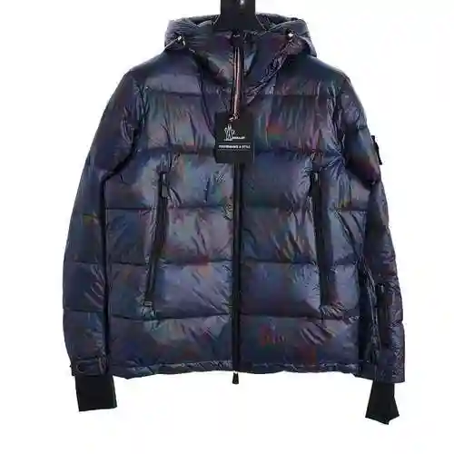 MC/Masked Pearlescent Colorful Ski Down Coat