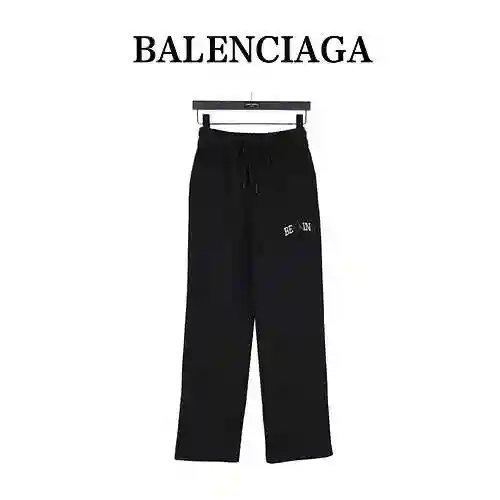 BLCG/Balenciaga 23Fw Berkind Letter Embroidered Pants