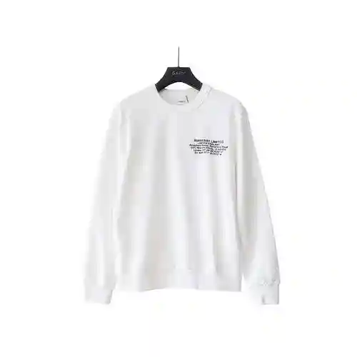 BBR//Burberry 23Fw Adhesive Small Label Round Neck Sweater