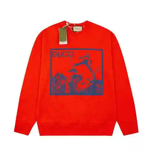 Gucci 24ss Latest Ski Crew Neck Sweater Red