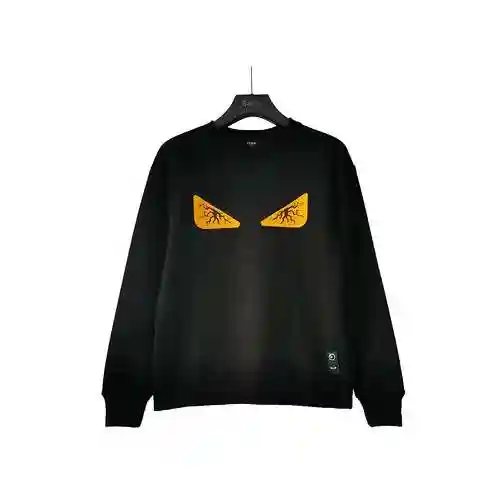 Fen * di/Fendi 23Fw Elephant Print Adhesive Small Monster Eye Sweater