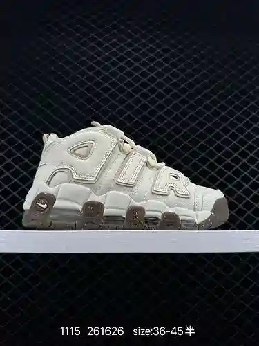 3 Zapatilla de baloncesto vintage NK Air More Uptempo Big AIR Pippet Código: DX939 Talla: 36 36 37. 