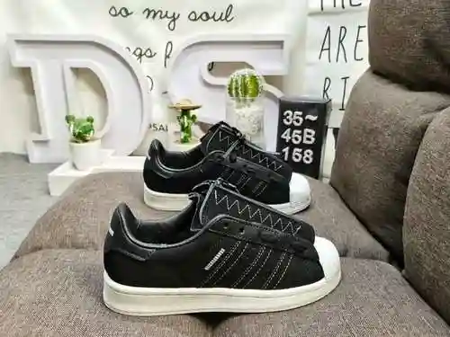 158DAdidas Clover Originals Superstar Shell Head Classic Versatile Casual Sports Board Shoes High De