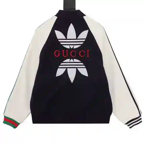 G family × Adidas Clover Ribbon Baseball Jacket