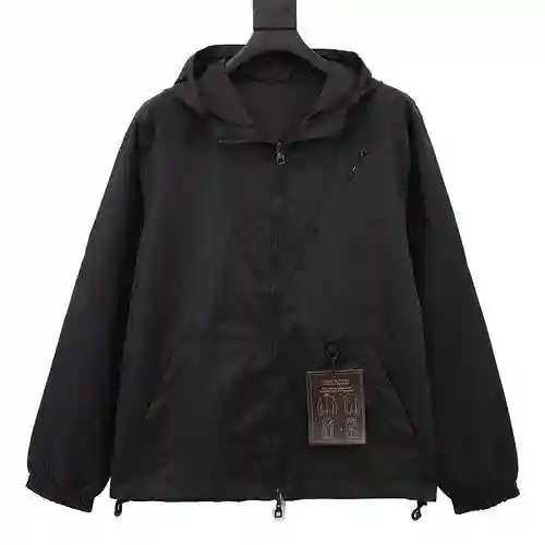 1V dark patterned jacquard double-sided jacket, charge jacket jacket