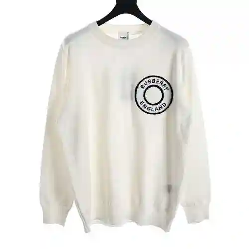 CD/Dior Towel Embroidered Circle Neck Sweater