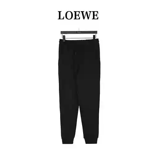 Loe * we Loewe x Hal's Mobile Castle Flame Pantalones protectores de terciopelo en relieve con bolsi