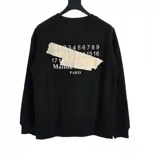 MM/Majira 23FW Back Digital Tape Printed Sweatshirt