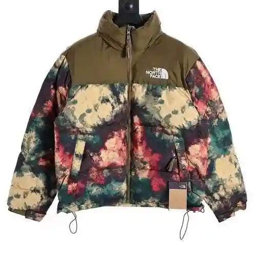 TNF North Printed Tie Dyed Down Coat