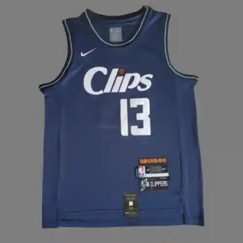 24 Season Clippers 13 Paul George City Edition Azul marino