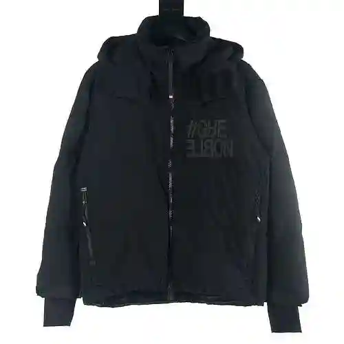 MC Mengkou MC 23FW Chaqueta de plumón con letras Diamond