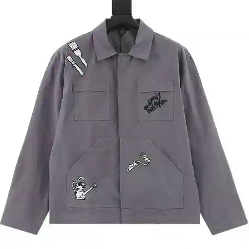 1V multi element embroidered jacket jacket jacket
