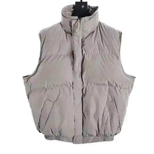 Double thread ESSENTIALS sleeveless down jacket vest