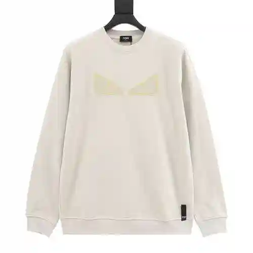 FEN * DI/Fendi Little Monster Rubber Eyes Round Neck Sweater