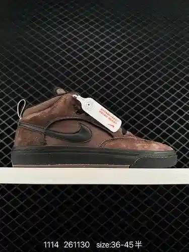 Auténtico NIKE SB REACT LEO 223 Winter New Vintage Mid Top Skateboarding Shoes Zapatos deportivos ca