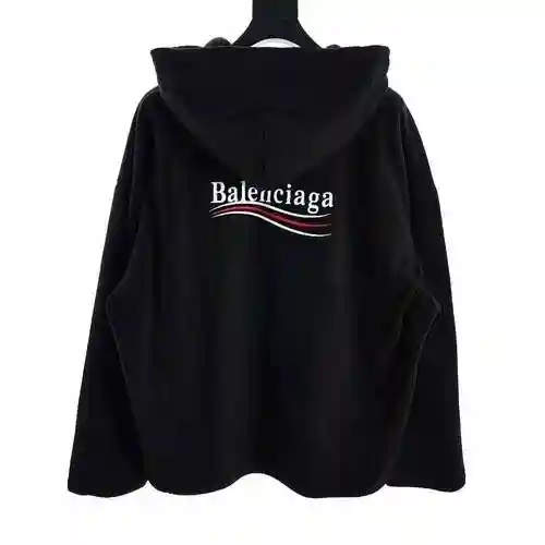 BLCG embroidered cola fleece hoodie