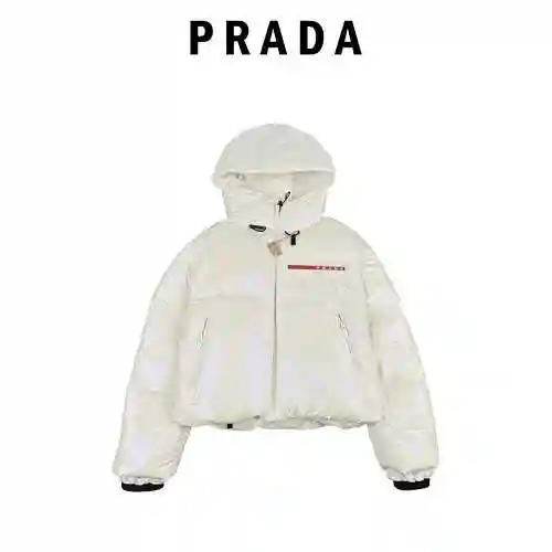 PRA * DA Prada Women's Short Cut Down Coat