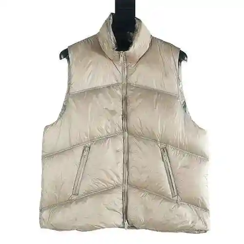 REPRE * SENT 23FW zip up metal standup collar down vest