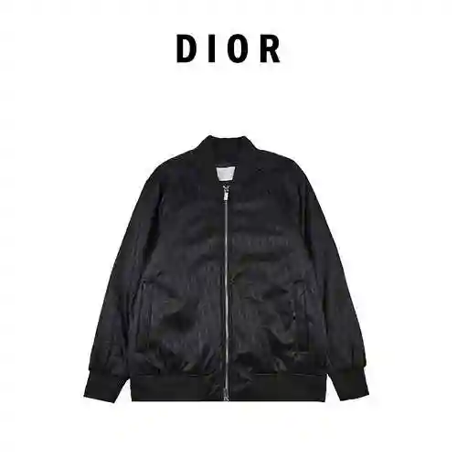 CD/Dior Spring/Summer Unilateral Wearable Dark Jacquard Baseball Jersey Down Cotton