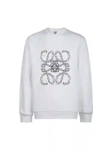 Luo Yiwei/Lee * we Autumn and Winter New Style, Classic Letter Logo Embroidered Round Neck Sweater