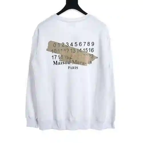 MM/Majira 23FW Back Digital Tape Printed Sweatshirt
