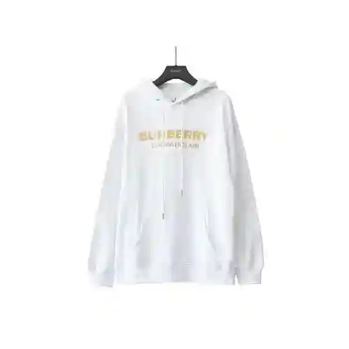 BBR/Burberry 23Fw tatami logo tatami embroidered hoodie