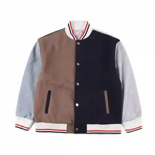 Thom Browne Early Autumn FUNMIX Contrast Fleece Bomber