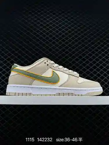 6 Nk SB Dunk Bajo Amarillo Verde # Grande Fábrica Calidad pura original Envío Puro Genuino Caja de z